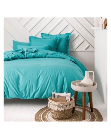 Taie d'oreiller coton rouge 50x70 cm