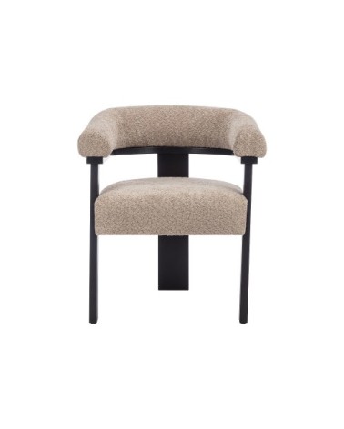 Chaise noir, taupe