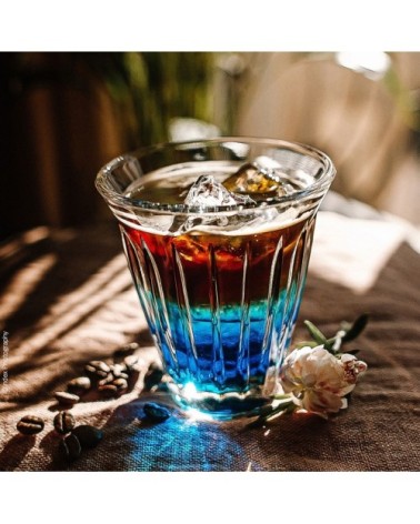 Mug  en verre transparent - lot de 6