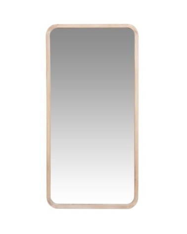 Miroir rectangulaire en bois de paulownia, 60x120 cm