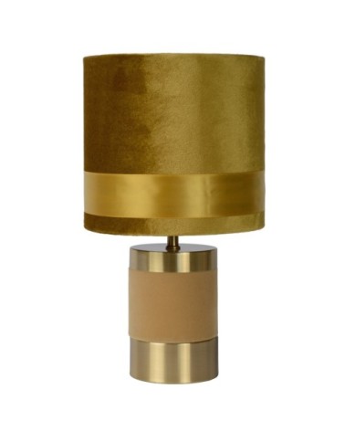Lampe de table en métal dore