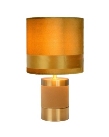 Lampe de table en métal dore
