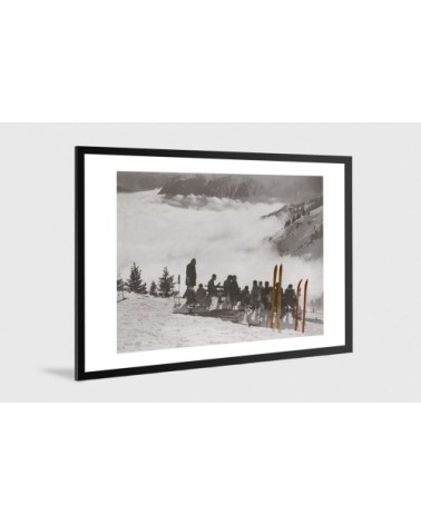 Photo ancienne couleur montagne n°88 alu 60x90cm