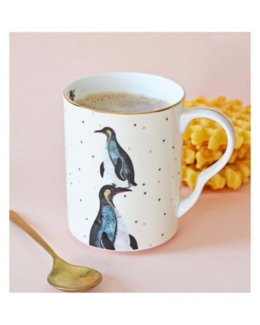 Mug en porcelaine pingouin 28cl