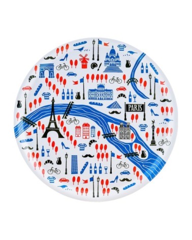 Plateau rond Paris D38cm