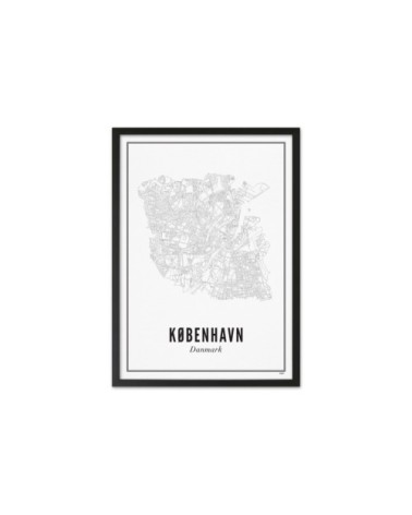 Affiche Ville Copenhague