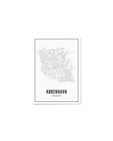 Affiche Ville Copenhague