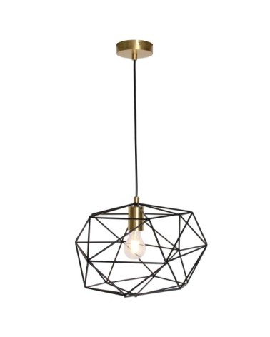 Suspension en métal noir