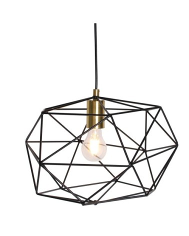 Suspension en métal noir