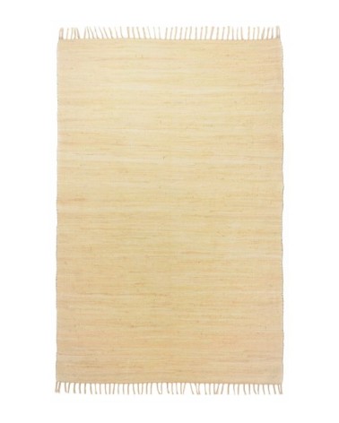 Tapis réversible en coton - tissé à la main - naturel 40x60