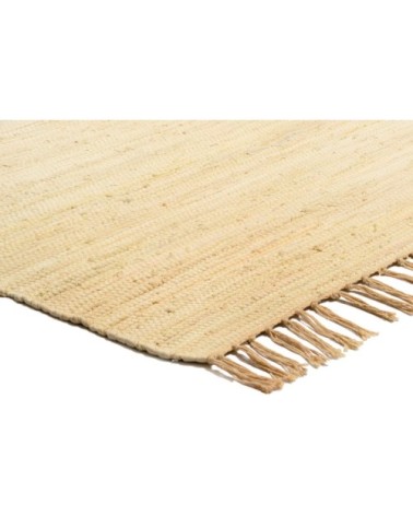 Tapis réversible en coton - tissé à la main - naturel 40x60