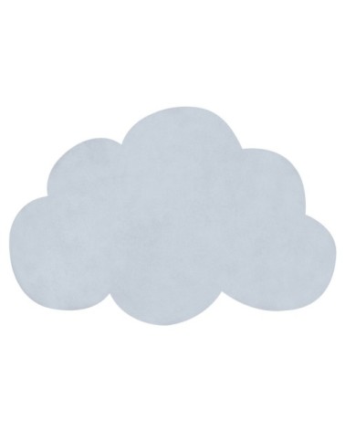 Tapis nuage en Coton Bleu ciel