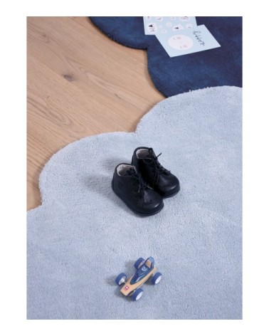 Tapis nuage en Coton Bleu ciel