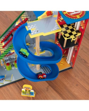 Garage avec rampe de lancement