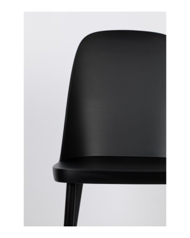 Chaise en polypropylène noir