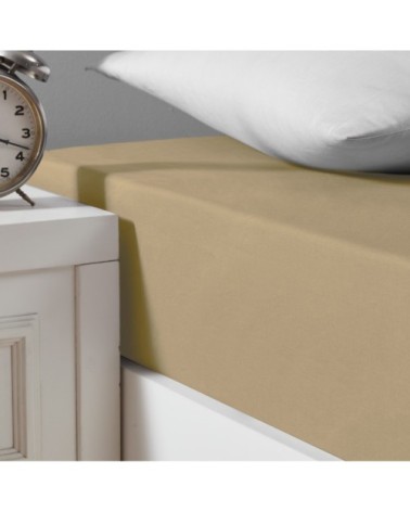 Drap housse en coton bio lavé Corde 160x200 cm