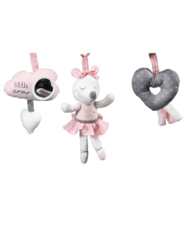 Spirale d'activités en Velours Rose