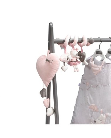 Spirale d'activités en Velours Rose