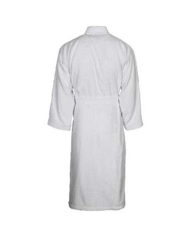Peignoir col kimono en coton  Blanc XL