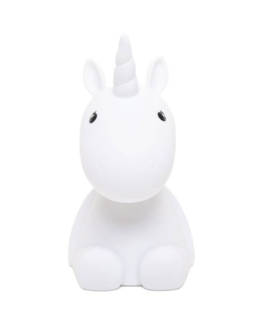 Veilleuse licorne LED blanche H17cm