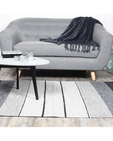 Tapis d'intérieur antidérapant  noir 120x170 cm