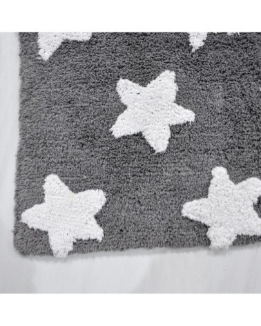 Tapis enfant en coton gris 160x230
