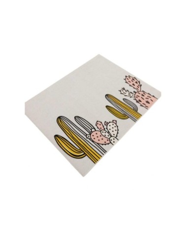 Tapis enfant rose 95x125