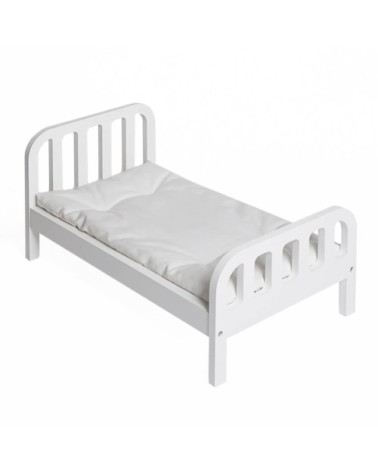 Lit poupée blanc