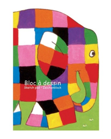 Bloc à dessin multicouleur enfant