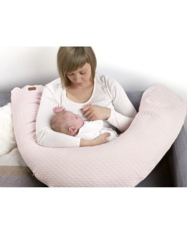 Coussin de maternité confortable et multifonctions rose