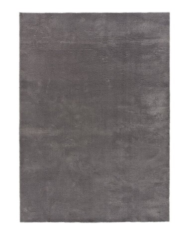 Tapis uni anthracite 80X150 cm
