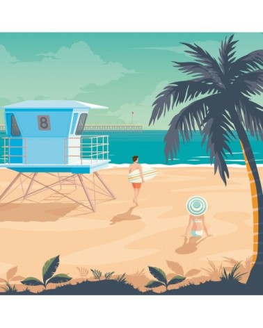 Affiche San Diego  30x40 cm