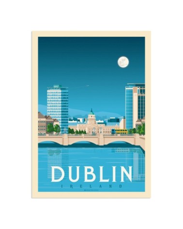 Affiche Dublin  50x70 cm
