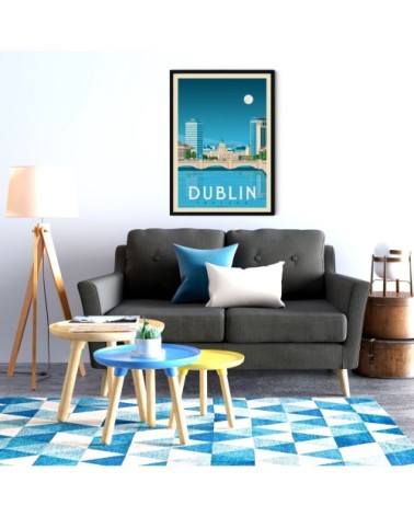 Affiche Dublin  50x70 cm