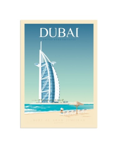 Affiche Dubaï  50x70 cm