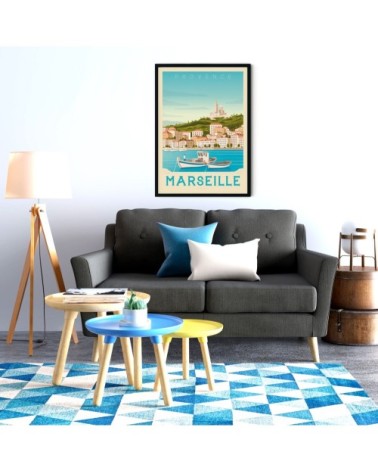 Affiche Marseille  50x70 cm