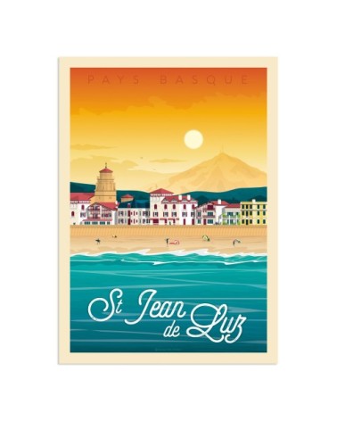 Affiche Saint-Jean-de-Luz  50x70 cm