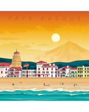 Affiche Saint-Jean-de-Luz  50x70 cm