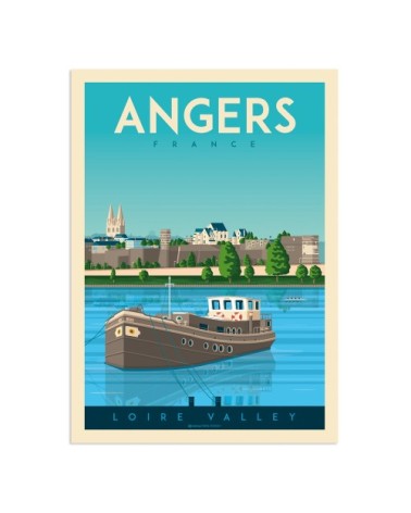 Affiche Angers  21x29,7 cm