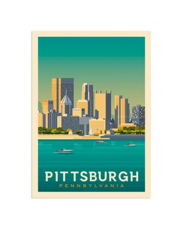 Affiche Pittsburgh  30x40 cm