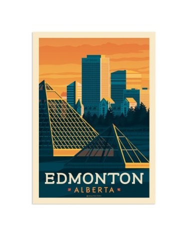 Affiche Edmonton  21x29,7 cm