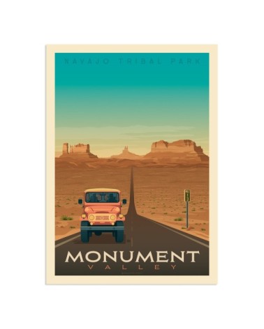 Affiche Monument Valley  50x70 cm