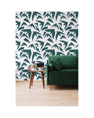 Papier peint panoramique birds 170 x 250  vert