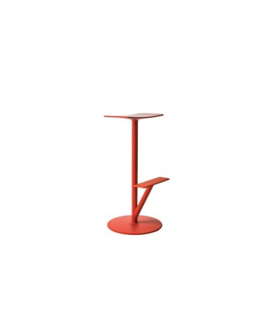 Tabouret de bar rouge H76cm