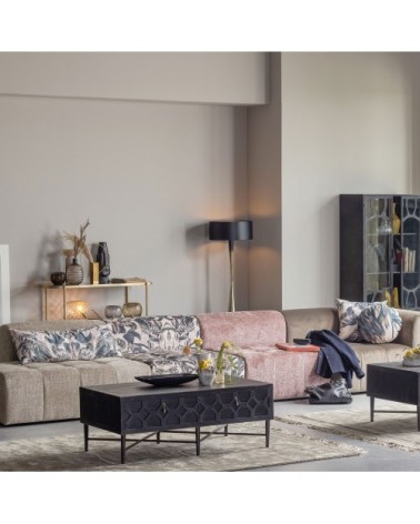 Table basse en ancien bois de pin noir