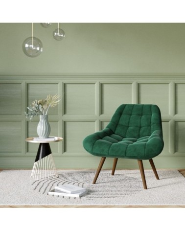 Table d'appoint ronde en métal noir et laiton D45 cm