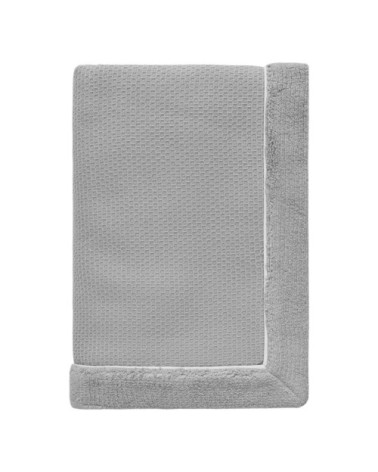 Drap de bain double face Gris Perle 70x140 cm