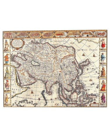 Tableau - Cartographie - Ancienne Carte No. 46 40x50cm