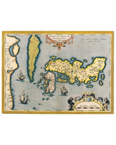 Tableau - Cartographie - Ancienne Carte No. 40 80x100cm