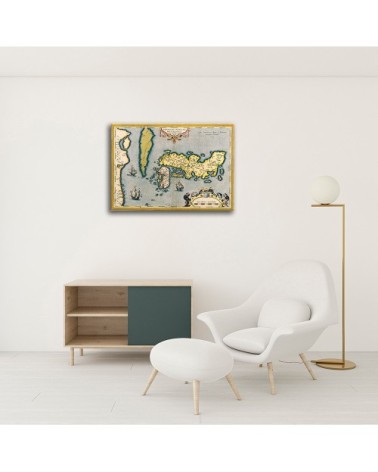 Tableau - Cartographie - Ancienne Carte No. 40 80x100cm